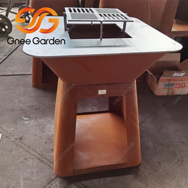 corten steel charcoal grill price（1）