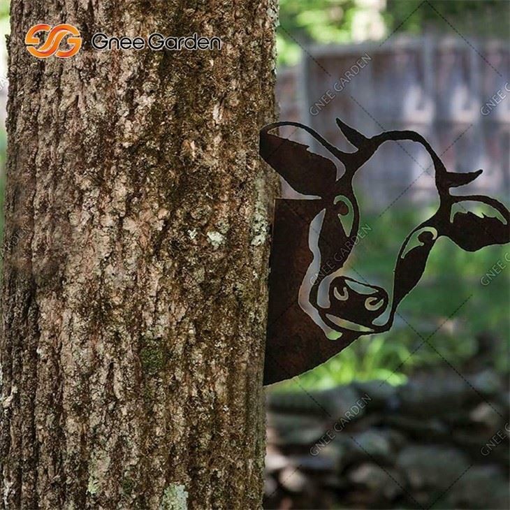 Corten Steel Rusty Metal Bird Garden Ornaments