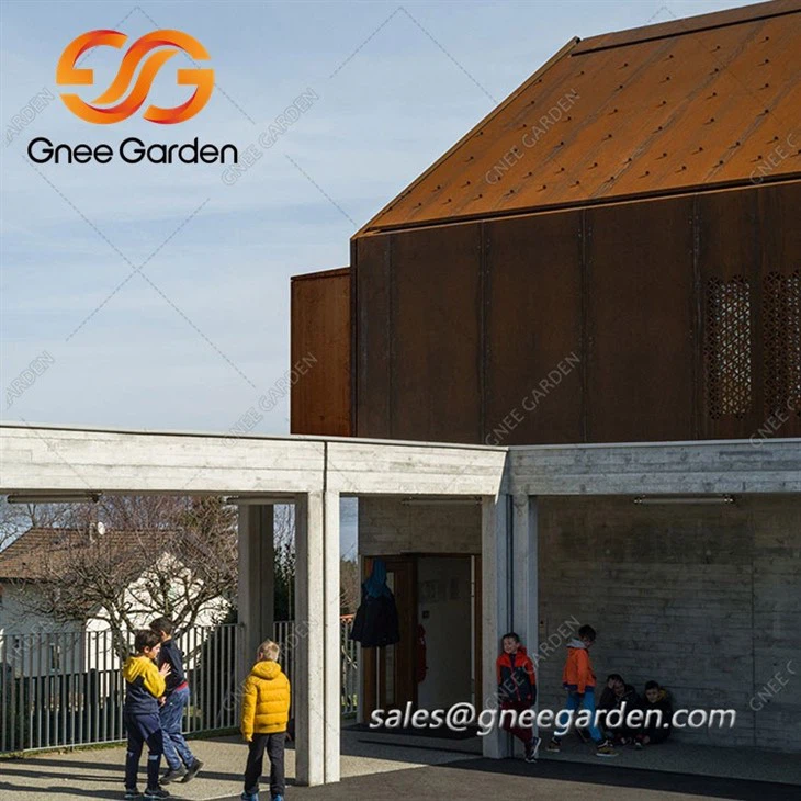 corten steel Cladding