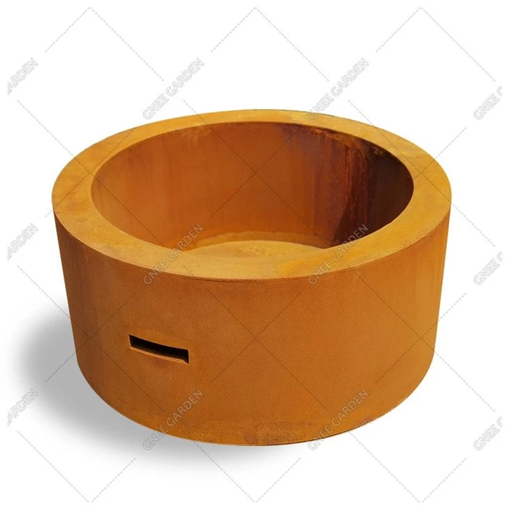 Factory Supply Corten Steel Stand Barbecue Outdoor Heating Fire Pit