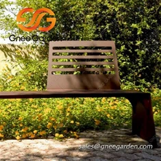 Klupa za ulični namještaj Corten Steel najnovijeg dizajna iz 2023