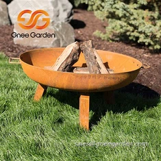 Jama za loženje drva u dvorištu Corten Steel