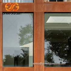 Zidna zavjesa od čelika Corten