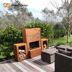 Corten Steel velika vanjska peć kamin