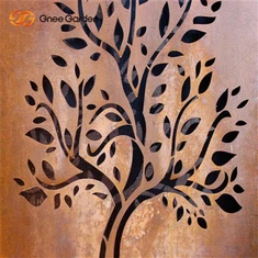 Paneli za zaštitu privatnosti na otvorenom od Corten Steel