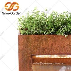 Vodena značajka Corten Steel Pond