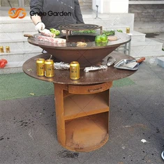 Roštilj na drva Corten Steel