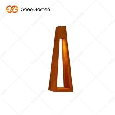 Prilagođena bitva za vanjsku vrtnu rasvjetu Corten Steel