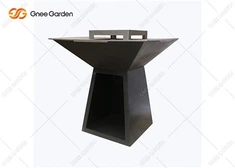 Roštilj za vatru od željeznog čelika Corten na otvorenom