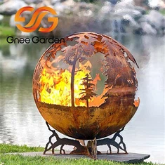Vatrište Steel Sphere Fire Pit
