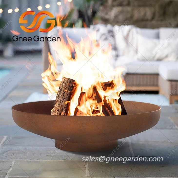 wood burning fire bowl